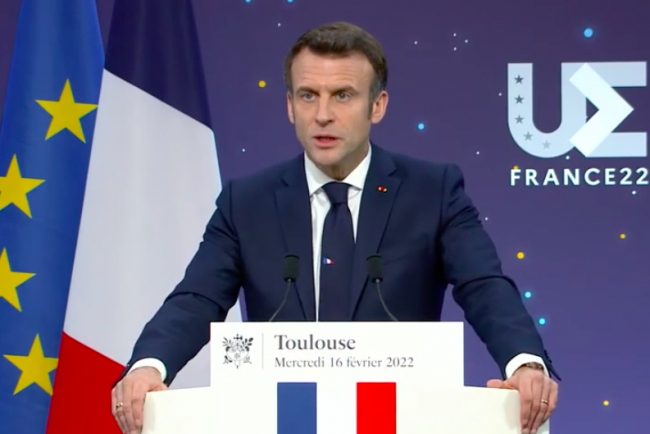 À Toulouse, Emmanuel Macron présente ses ambitions pour le secteur spatial européen